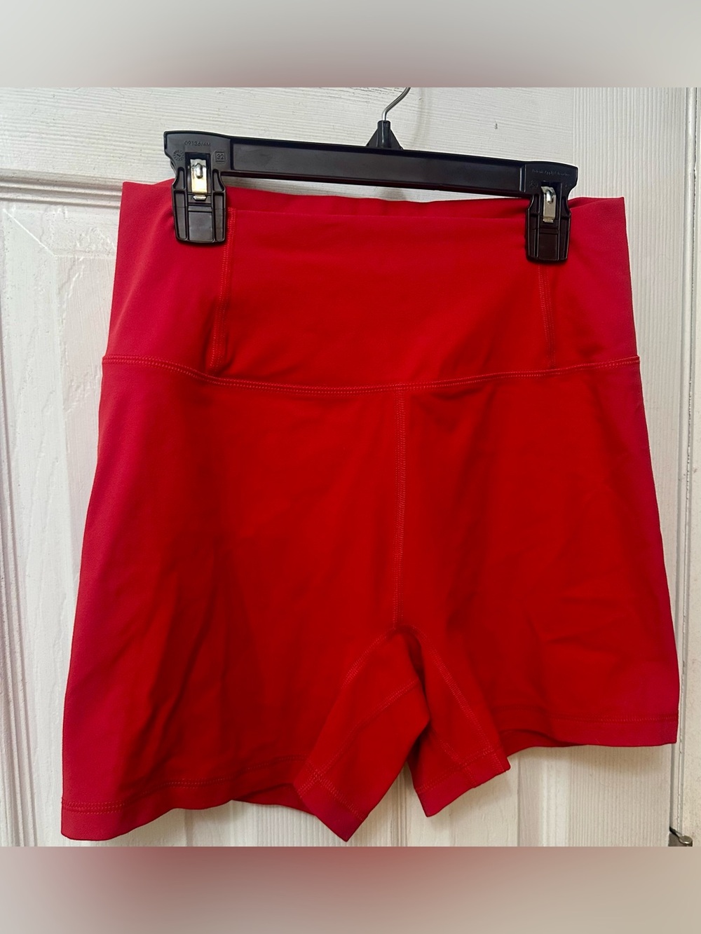 Free People Movement Bright Red Bike Shorts, Medium - Picture 2 of 4